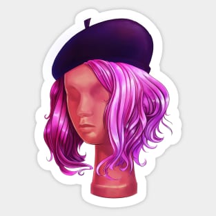 Abigal Cockbane wig Sticker